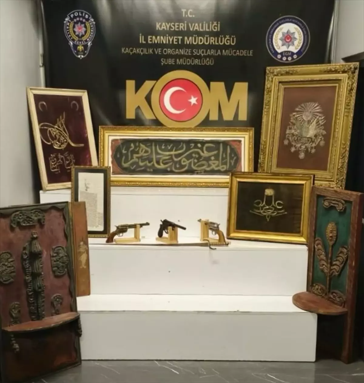 Kayseri’de Tarihi Eser Kaçakçılığı Operasyonu: 1 Gözaltı