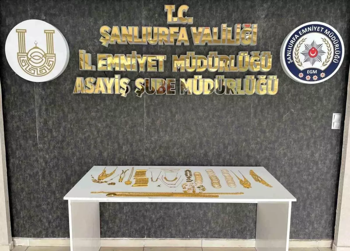 Şanlıurfa’da Altın Hırsızlığı: 6 Tutuklama