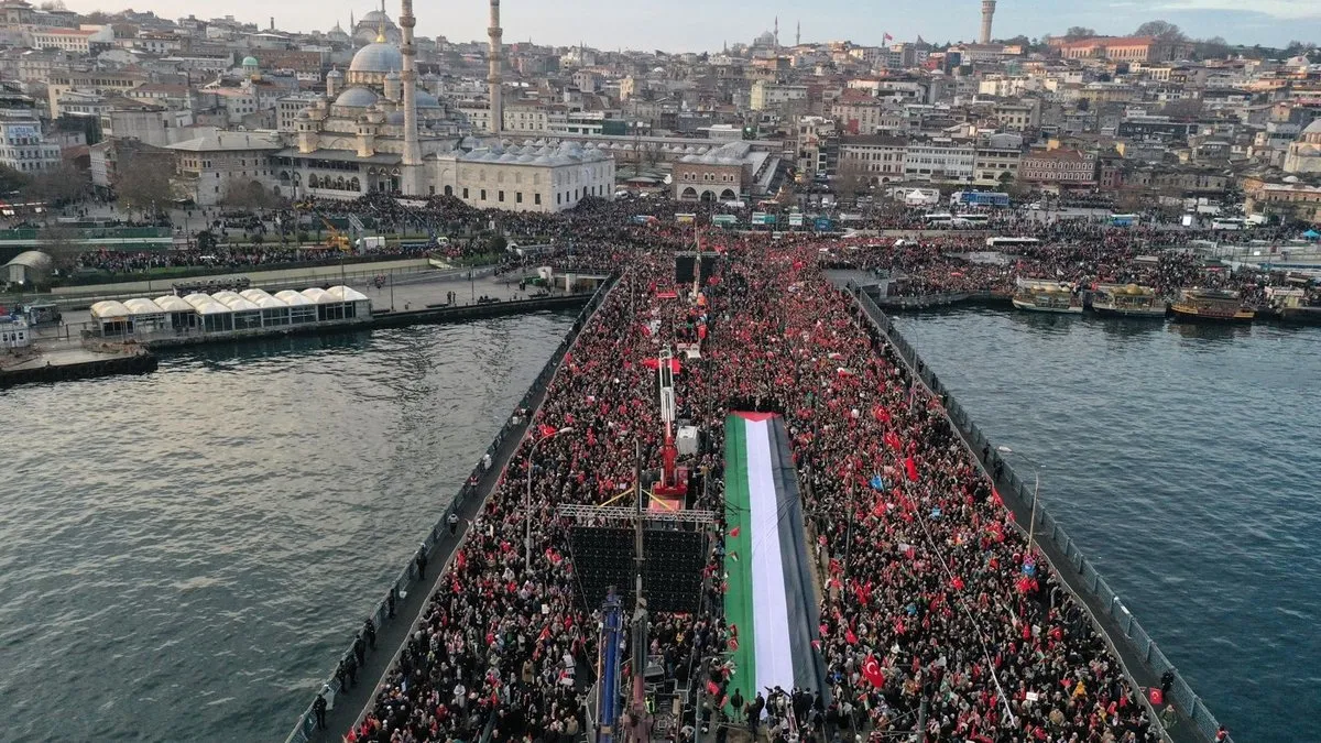 TÜGVA’dan Büyük Filistin Yürüyüşü’ne çağrı: Bütün vatandaşlarımızı burada bekliyoruz, dünyayı ayağa kaldıralım!