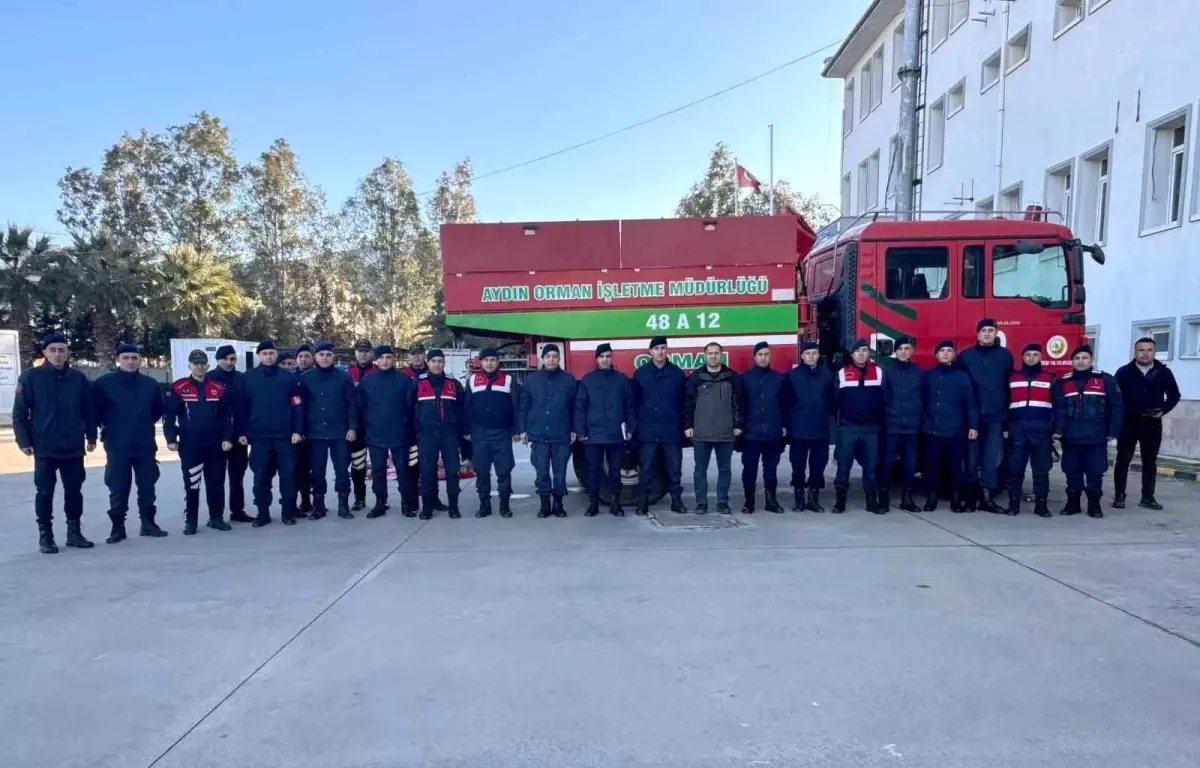 Jandarmaya Yangın Eğitimi Verildi