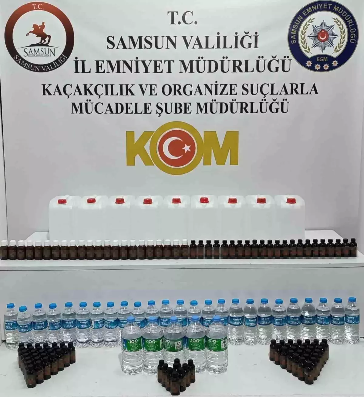 Samsun’da Sahte İçecek Operasyonu