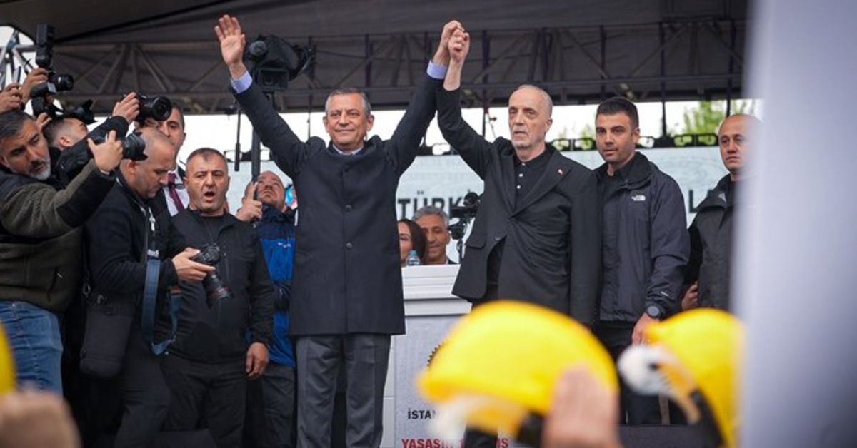 CHP lideri Özel: Bütün emekçilerin hedefi Taksim olmalı